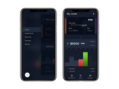 Financial app app application behance digitaldesign dribbble interface mobile ui userinterface ux webdesigner