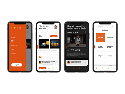 News app design