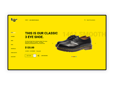 Dr Martens - Redesign Page