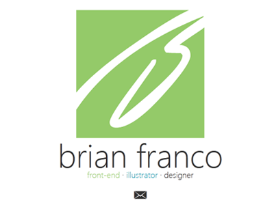 brianfran.co logo identity logo minimalism monogram preview