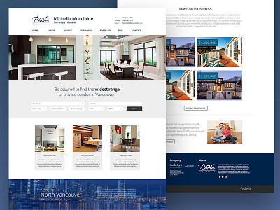 Render - Ubertor Real Estate Theme clean minimal real estate web design