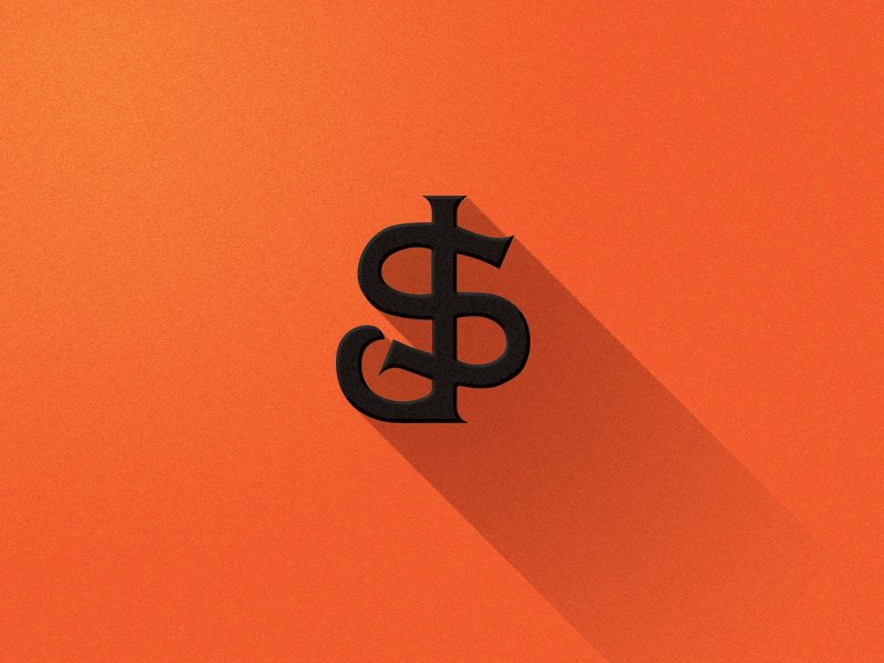 San Jose Giants Long Shadow vector logo giants baseball san jose noise grain long shadow