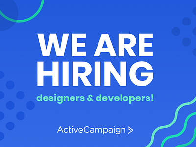 ActiveCampaign is HIRING!