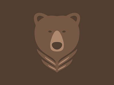 Grizzly Alternative Colors art bear branding brown coffee grizzly latte logo vector