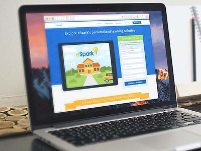 eSpark Landing page