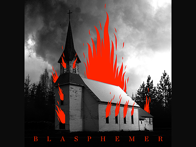 Blasphemer - Black Metal Mix black metal burn church fire