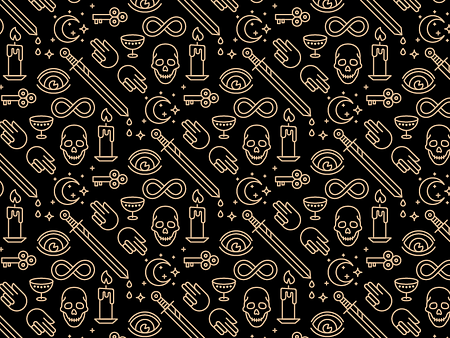 Occult Pattern by - on Dribbble