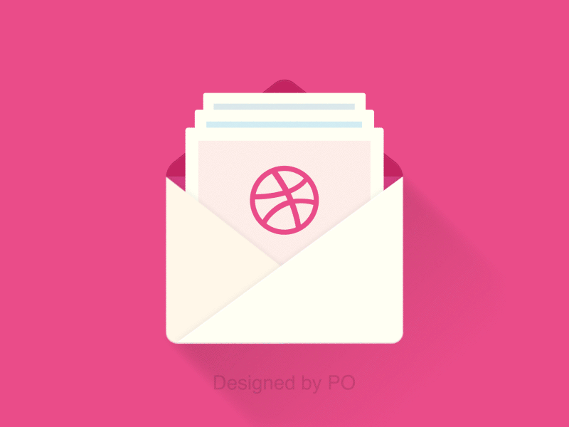 Card Email Gif animation button design dribbble email entertainment facebook gif play sketch twitter