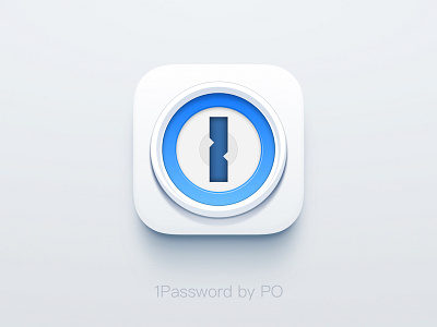 1Password app apple design icon idea ios iphone logo mac password sketch ui
