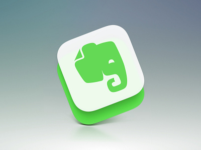 Evernote app apple design evernote icon idea ios iphone logo mac sketch ui