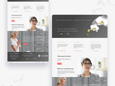 Funeral Website Concept
