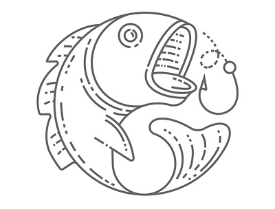 fish design fish icon logo logotype minimal