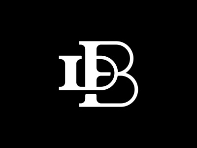 DB monogram b bd d db letter monogram typography