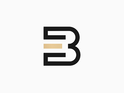 BE monogram b logo be e logo letter monogram