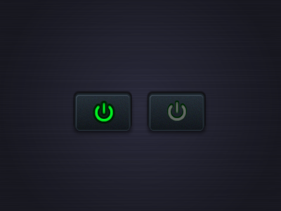 Button button illustrator on off power power on vector