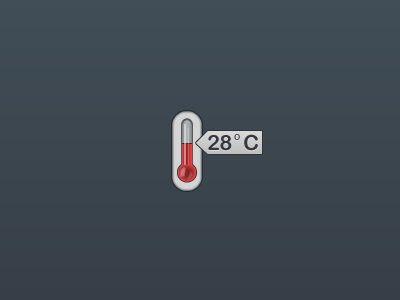 The thermometer element hot illustrator thermometer vector weather