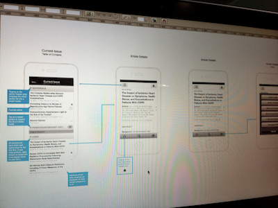 Current Issue screen app ios iphone mobile ui user experience ux wireframes