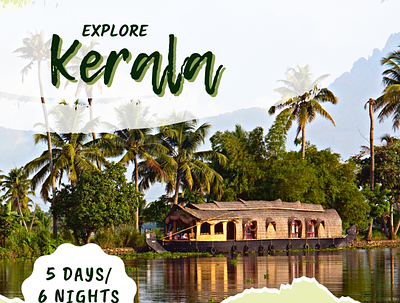 Explore Kerala graphic design