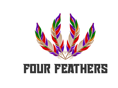 Native American Feather logo