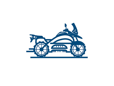 traveler bike adventure bike character icon illustration traveler traveler bike logo vector