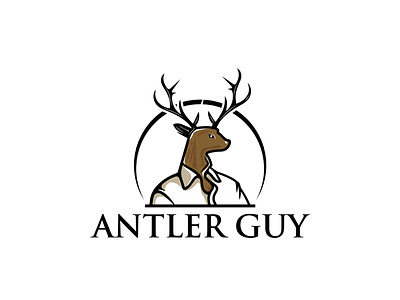 Antler Guy Logo antler antler guy logo antler logo character deer deer logo design guy logo hunting hunting logo icon illustration logo mascot mascot logo vector