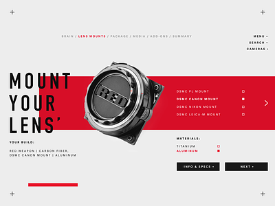 Mount Up. brand design florida harbrco layout red camera tampa typography ui web design