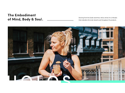 HOLOS - 001 branding design harbrco health lifestyle moodboard photography product ui ux