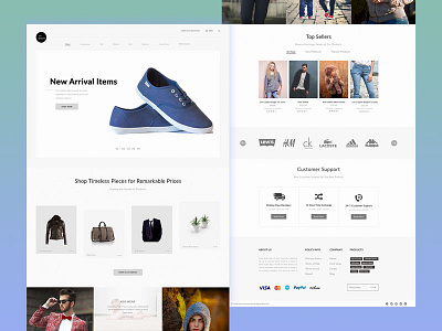 24/7 emarket ecommerce website landing page