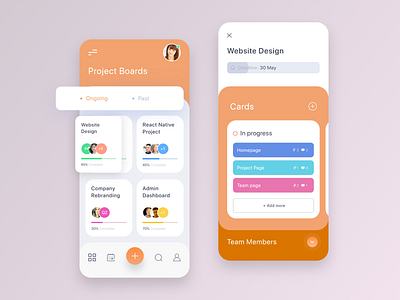 Project Management App Concept