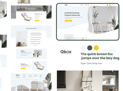 Qbox adobexd ui ui design ux ux design uxdesign web design