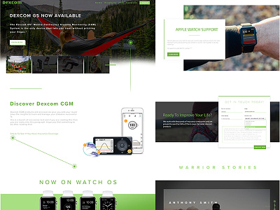 Dexcom Concept Web Design