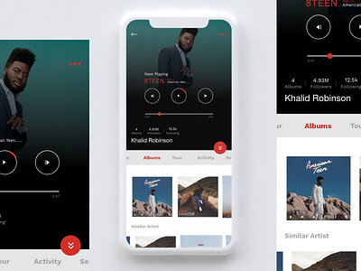 Music App Concept app design ios ios design music app ui ui design ux ux design