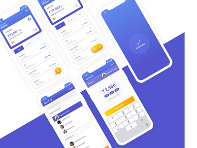 Mobile Wallet App mobile app mobile application mobile ui mobile wallet ui ui design ux ux design vector wallet wallet app