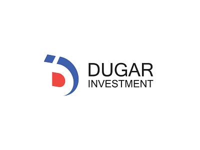 Dugar Investment branding finance investment logo logomark minimal money monogram