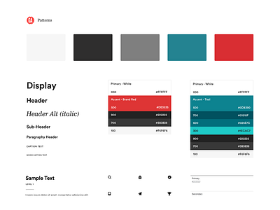 GA Patterns - Sample Kit abstractapp atomic design general assembly pattern library style guide