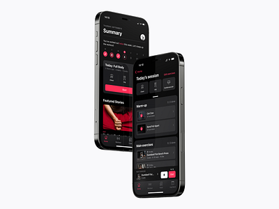 Workout App UI Concept