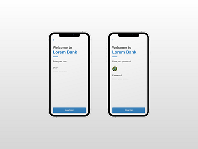 Bank App - Login account app bank card design finance login mobile money password user ux web