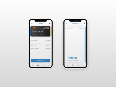 Bank App - Credit card account app bank card credit finance invest mobile money ui ux xd