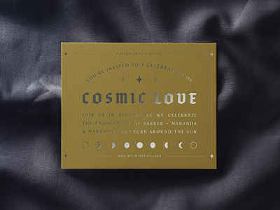 Cosmic Love Party Invitation