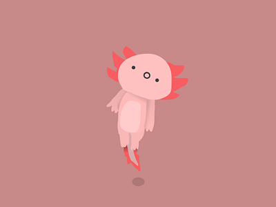 Axolotl O axolotl design graphic design illustration scratch vector