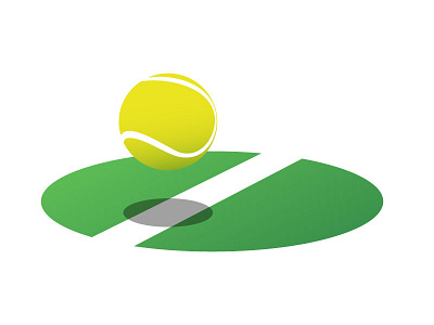 Tennis season is here! character flat illustration line profile tennish typography ui ux