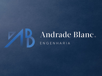 Andrade Blanc brand branding engenharia logo