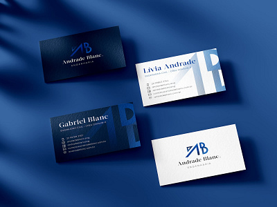 Andrade Blanc - Business Card brand branding business card engenharia