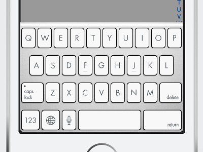 iOS8 Custom Keyboard - Bluetooth Keyboard 8 bluetooth custom ios ios8 iphone keyboard skeuomorphism theme