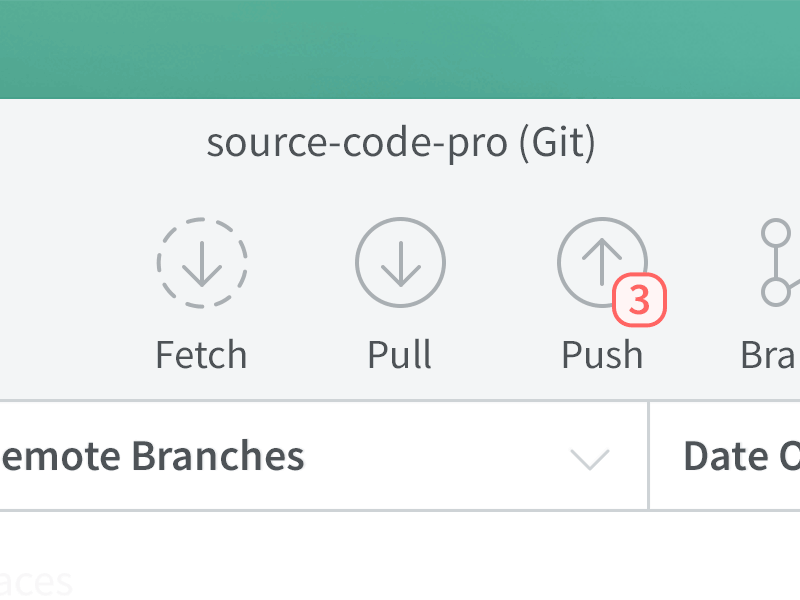 Small animation for a badge animation app badge gif mac notice push sourcetree ui