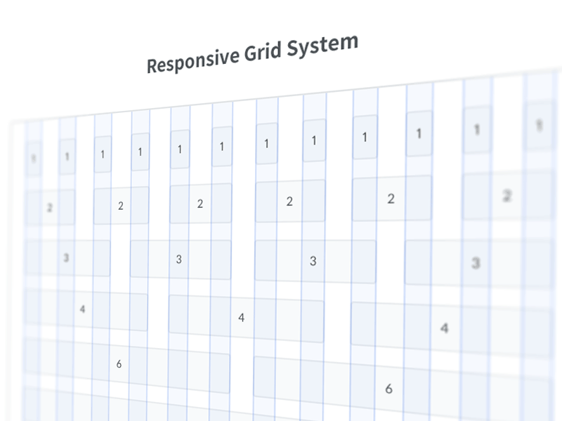 Gird System column grid guidelines layout responsive system ui web