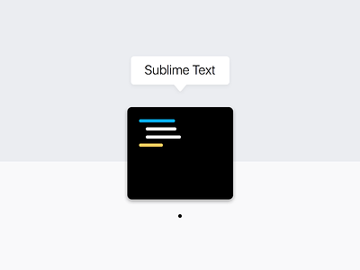 Sublime Text Icon - Dark