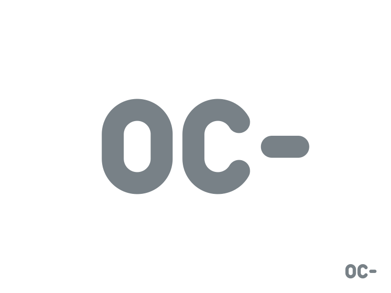Open color logo clean logo mono open color simple