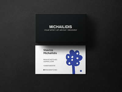 Business Card Design for Artist branding card design graphic graphic design illustration logo print typography