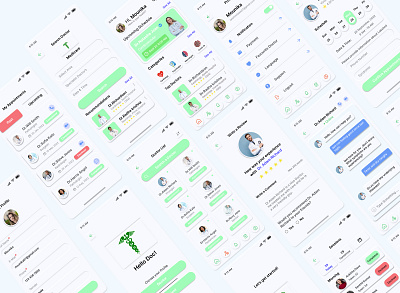 Doctor Appointment: Case Study app case study design doctor appointment graphic design ui ux